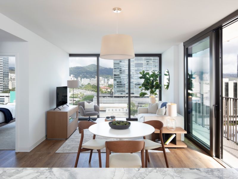 ハワイの高級コンドミニアムのお部屋例